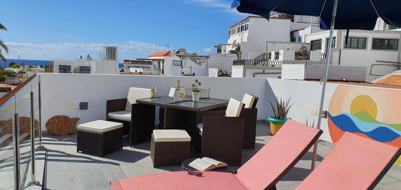 Hd Mogan Coral Apartments Puerto De Mogan Cameră foto